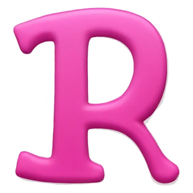 Pink N letter sticker