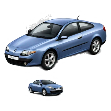 One Renault Laguna Coupe sticker