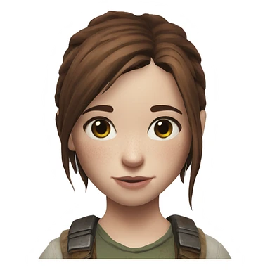 Ellie the last of us Little bit dezoom sticker
