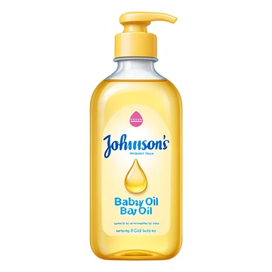 jonsons baby oil sticker