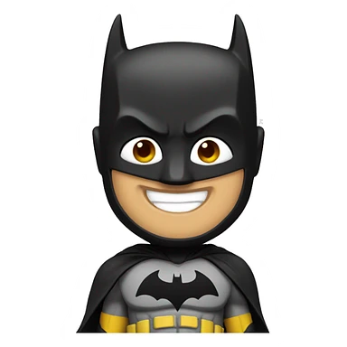 smiling batman sticker