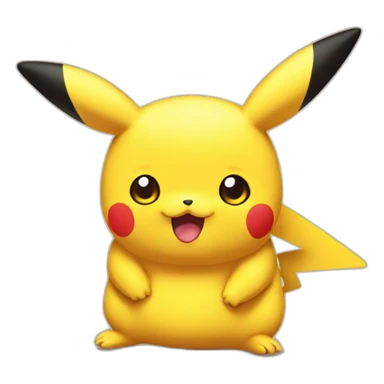 Fat pickachu sticker