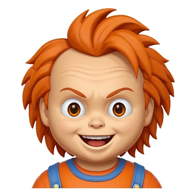 Un emojin de chuky sticker