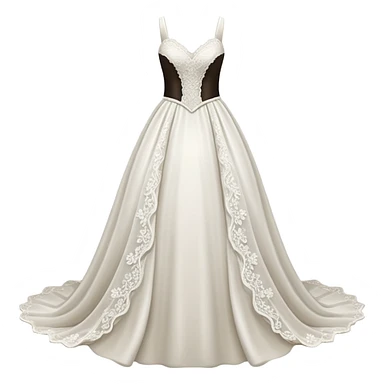 Wedding dress sticker