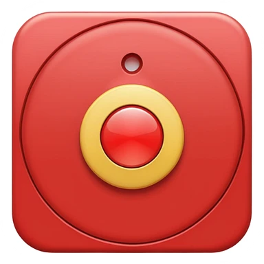 a fullscreen toggle in red and cartoonstyle sticker