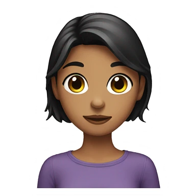 Girl holding a black cat sticker