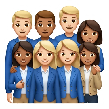 Please create an image of young people departing overseas for employment. sticker