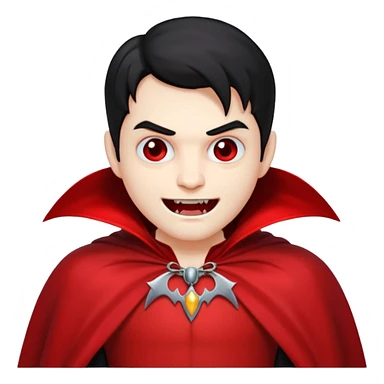 Create an emoji of Vampire full bodied sticker