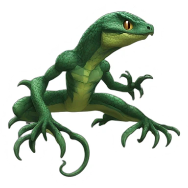 Reptile  venom symbiont sticker