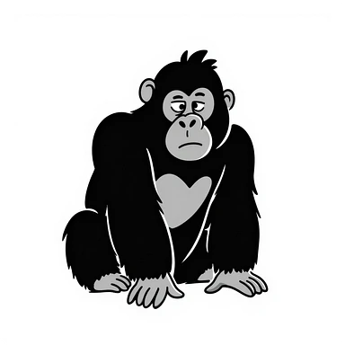 Gorilla sticker