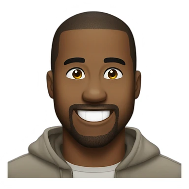 Kanye weat laugh sticker