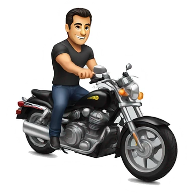 Salman Khan in a bike sticker