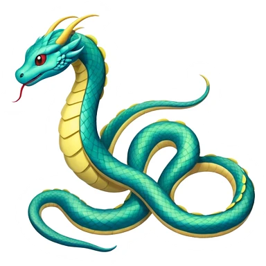 Colorful Seviper-Dragonair-hybrid sticker