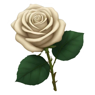 5 Black rose sticker