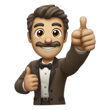 MR BEASTTHUMBS UP sticker