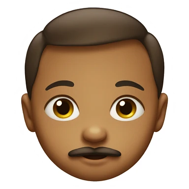 baby with moustache  sticker