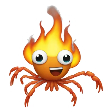 Burnt and dancing shrimp sticker