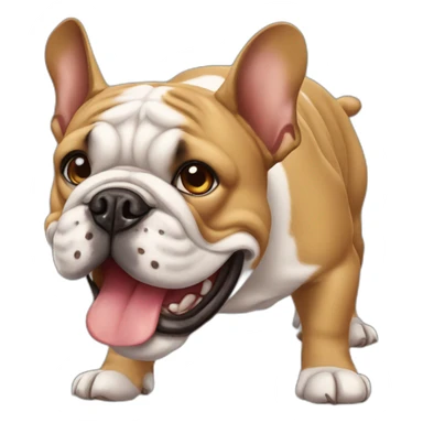 Franch bulldog sticker