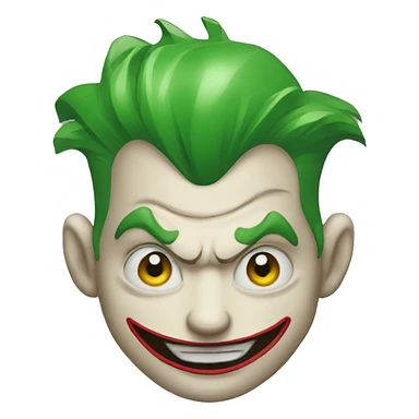 Joker comics sticker
