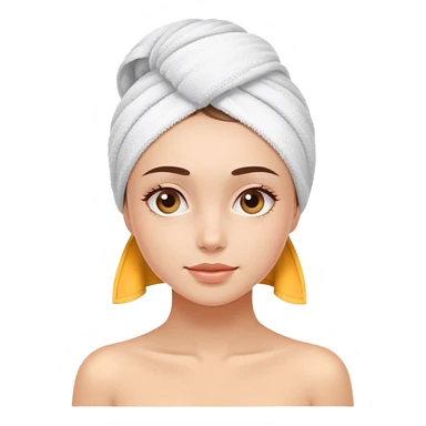 Human girl at a spa sticker