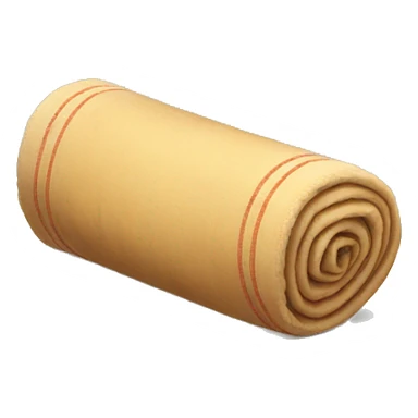 Rolled up blanket sticker