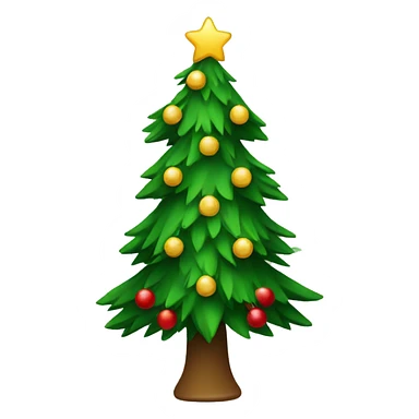 Christmas tree with legs sticker