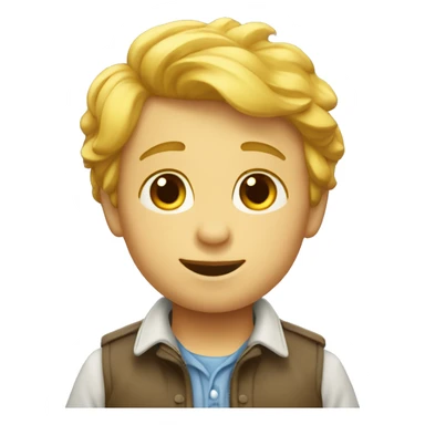 un petit homme qui parle  sticker