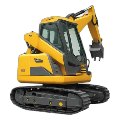 escavadeira hidraulica sticker