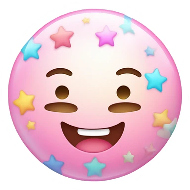 Kawaii sparkle sticker