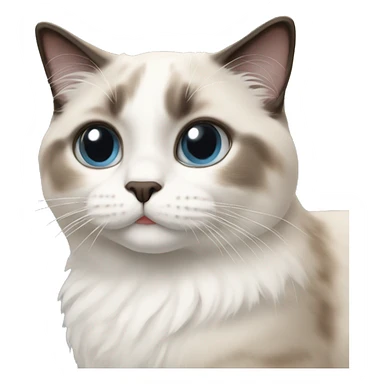 ragdoll shorthair cat sticker