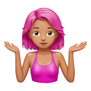 Pool girl pink sticker