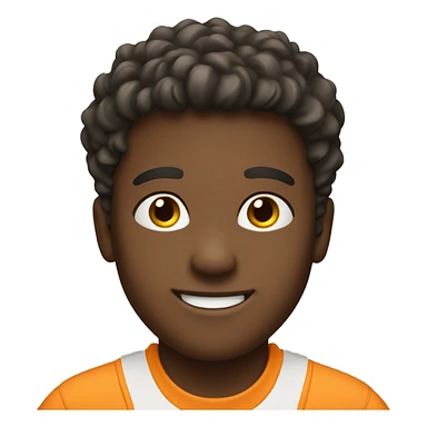 smiling boy in sportswear sticker