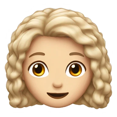 beige hair clip sticker