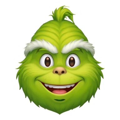 Un emoji de el Grinch sticker