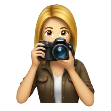woman photographer sticker