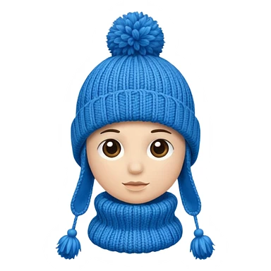 winter hat no human sticker