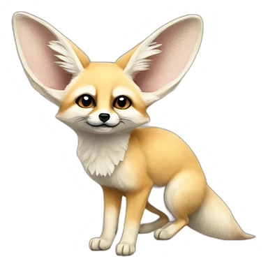 fennec fox sticker