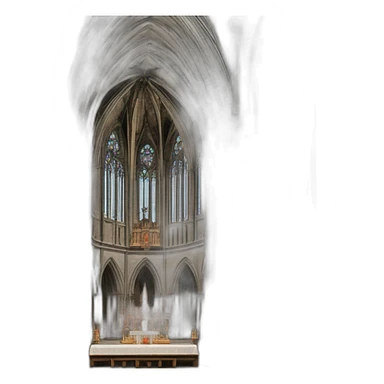 Cathédrale clermont-ferrand sticker