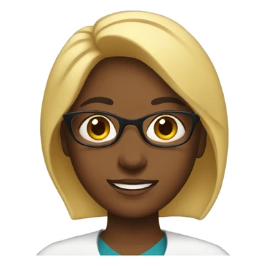 girl teacher sticker