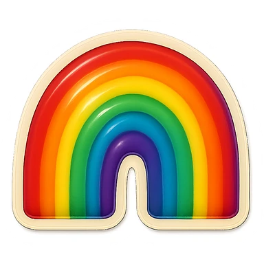 rainbow sticker