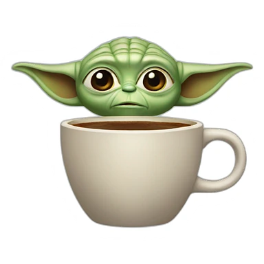 coffee yoda sticker