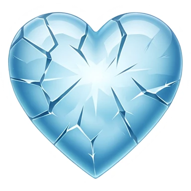 Frozen heart sticker