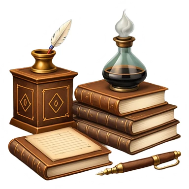 Vintage academia  sticker