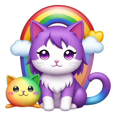 Aphmau toys called meemeows rainbow edition sticker
