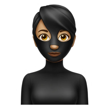 GIRL with mask on sticker