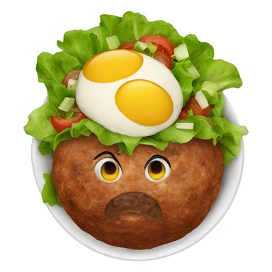 meatball salad sticker
