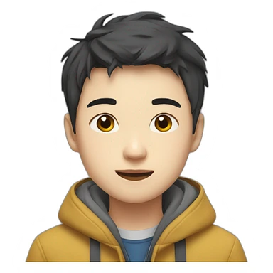 boy zhou jie lun sticker