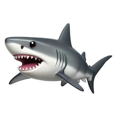 Coquette shark sticker