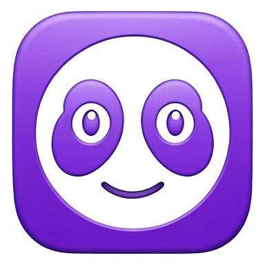 purple mark check sticker