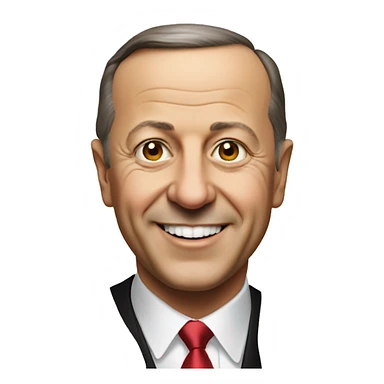 Erdogan is happy sticker
